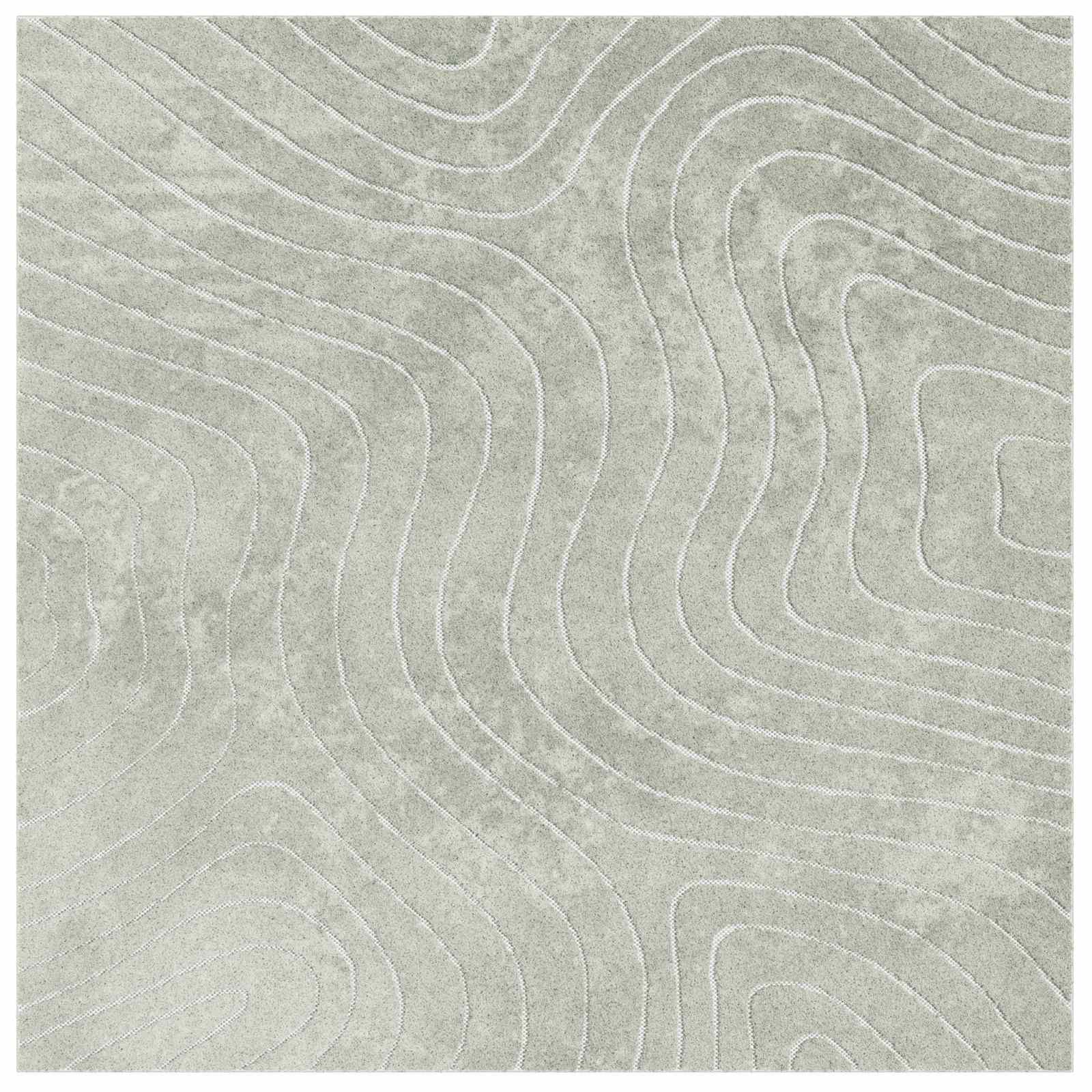 Bereichsteppiche PALMERAS Grün 120 x 120 cm Polyester