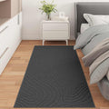 Bereichsteppiche PALMERAS Anthrazit 150 x 80 cm Polyester