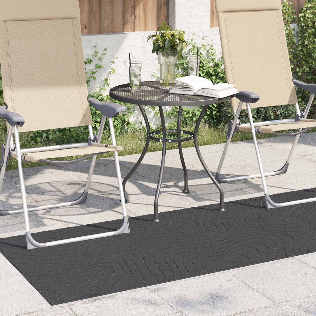 Bereichsteppiche PALMERAS Anthrazit 200 x 80 cm Polyester
