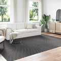 Bereichsteppiche PALMERAS Anthrazit 340 x 240 cm Polyester