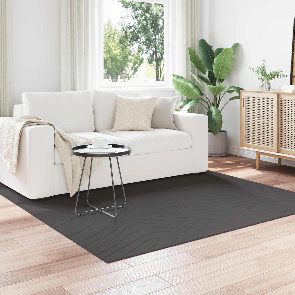Bereichsteppiche PALMERAS Anthrazit 200 x 200 cm Polyester
