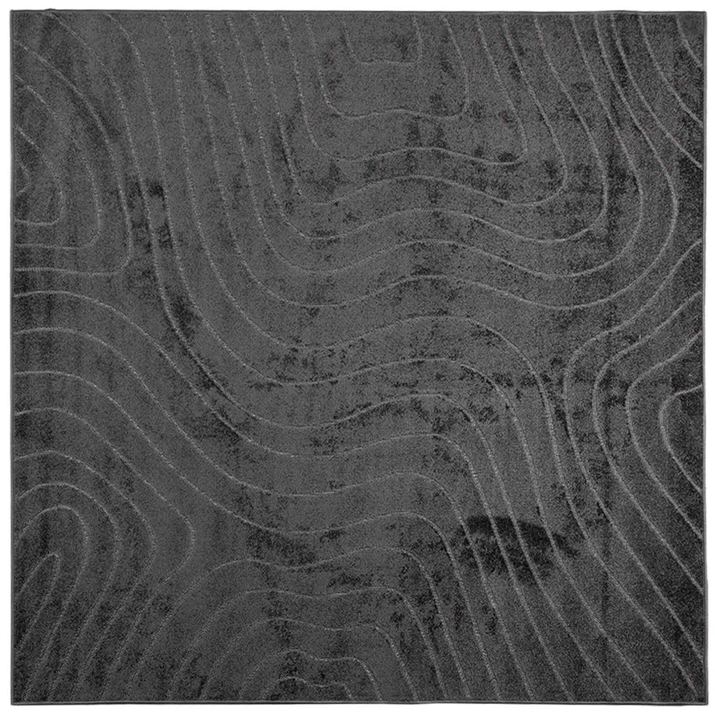 Bereichsteppiche PALMERAS Anthrazit 200 x 200 cm Polyester