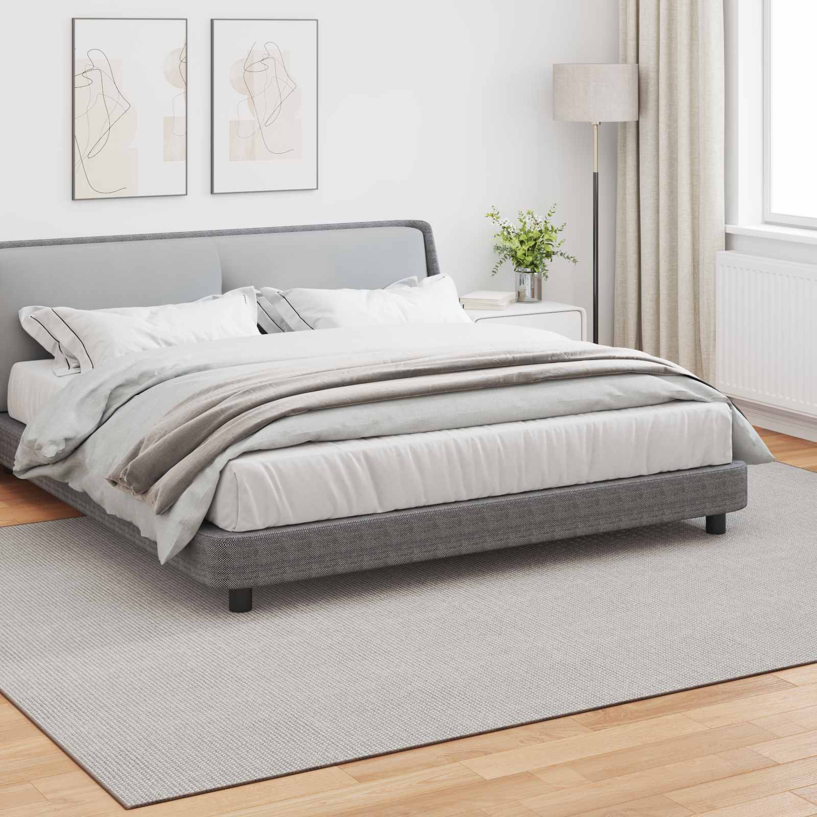 Bereichsteppiche Rechtwinklig LUGO Creme 280 x 200 cm Polyester