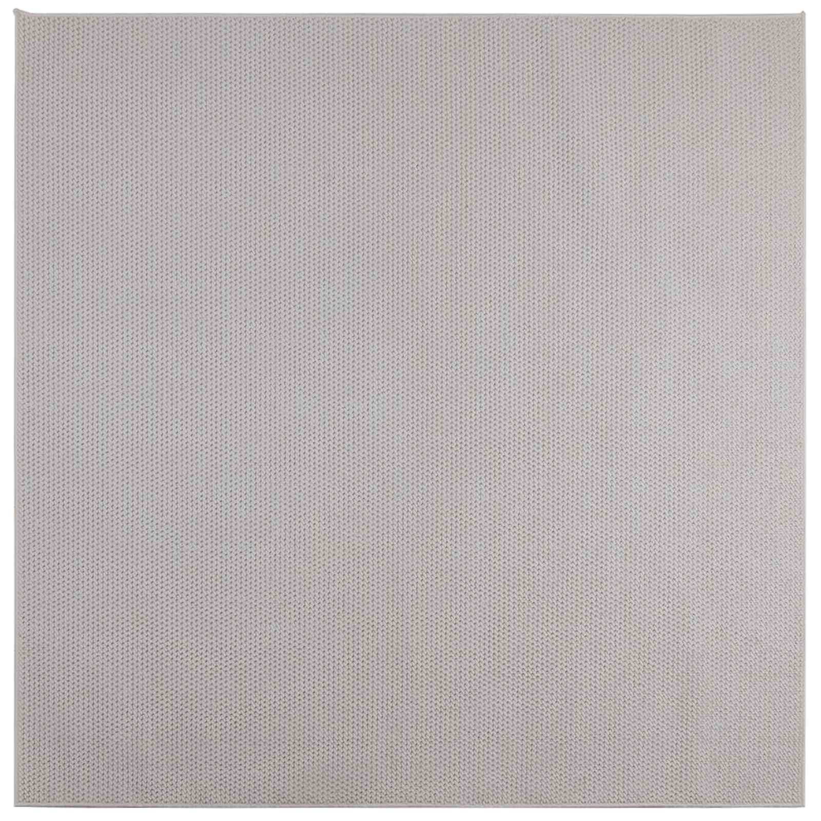 Bereichsteppiche Quadratisch LUGO Creme 200 x 200 cm Polyester