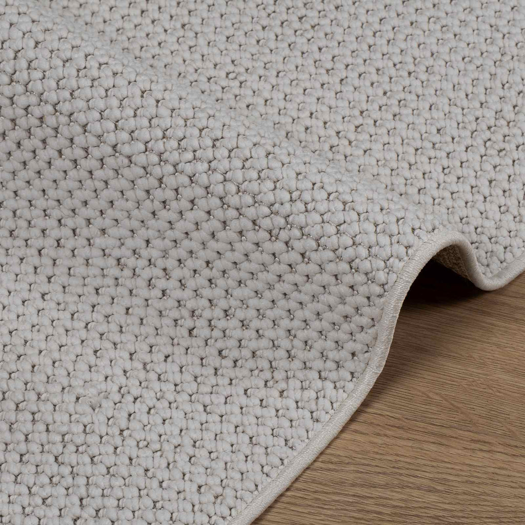 Bereichsteppiche Quadratisch LUGO Creme 240 x 240 cm Polyester