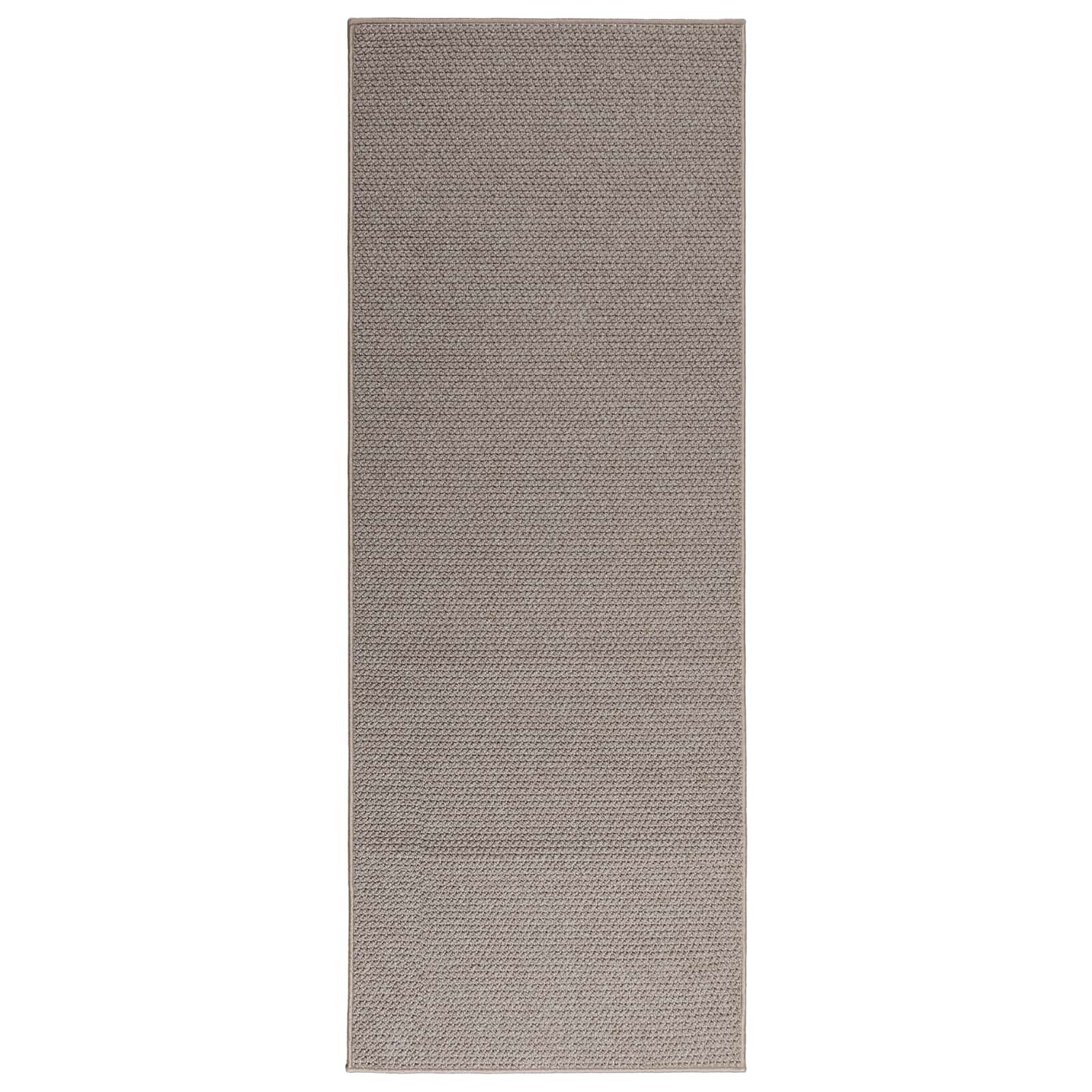 Bereichsteppiche Rechtwinklig LUGO Taupe 80 x 150 cm Polyester