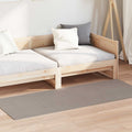 Bereichsteppiche Rechtwinklig LUGO Taupe 80 x 200 cm Polyester