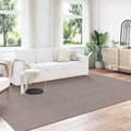Bereichsteppiche Rechtwinklig LUGO Taupe 240 x 340 cm Polyester