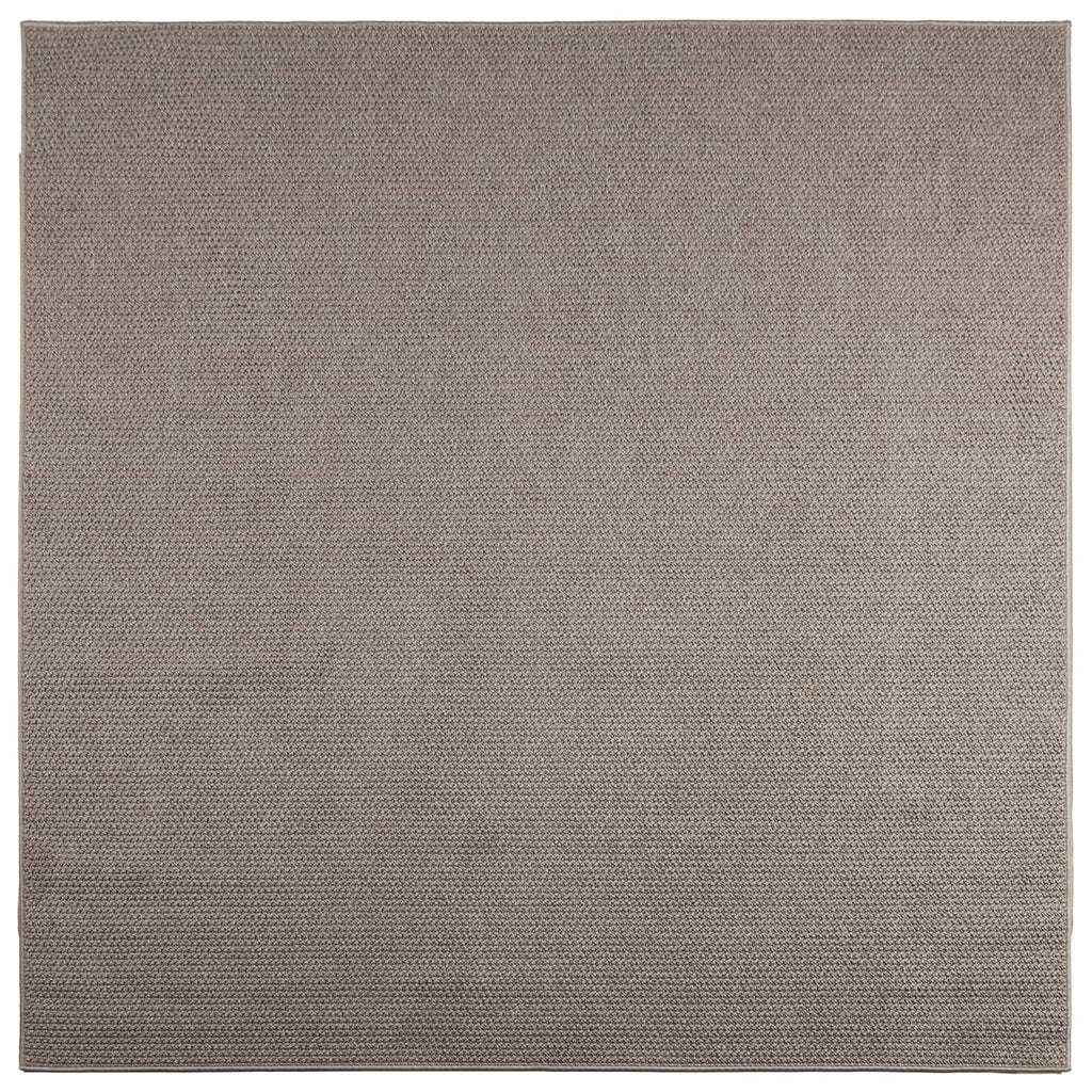Bereichsteppiche Quadratisch LUGO Taupe 240 x 240 cm Polyester