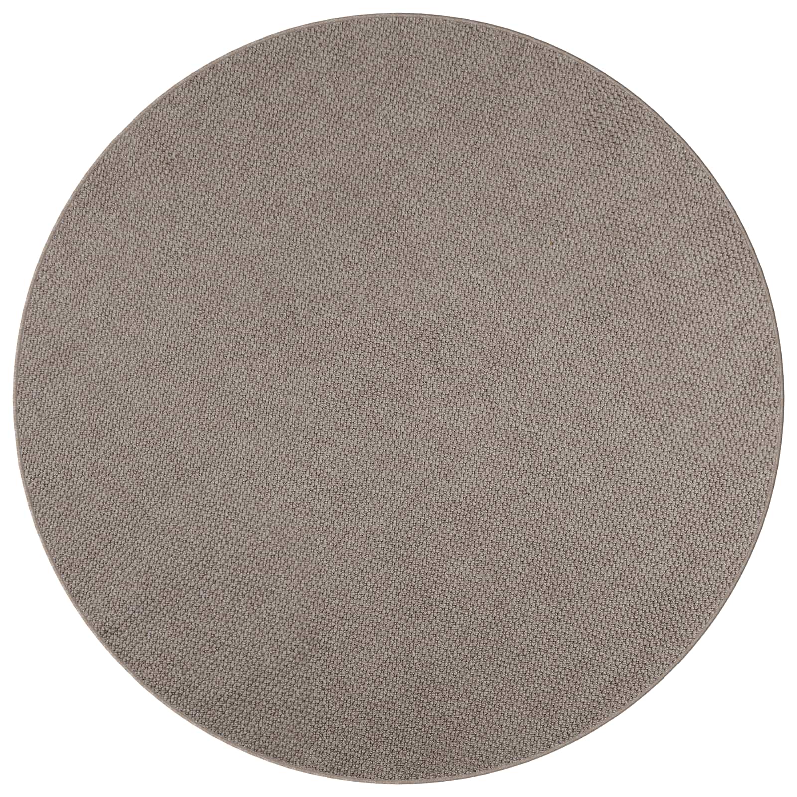 Bereichsteppiche Rund LUGO Taupe Ø 160 CM Polyester