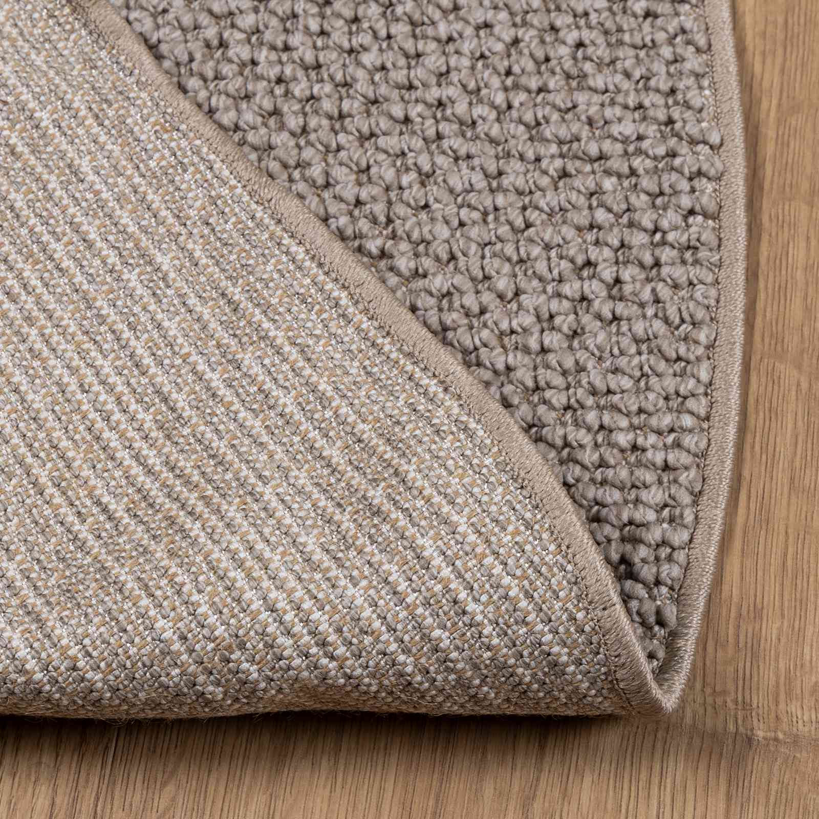 Bereichsteppiche Rund LUGO Taupe Ø 200 CM Polyester