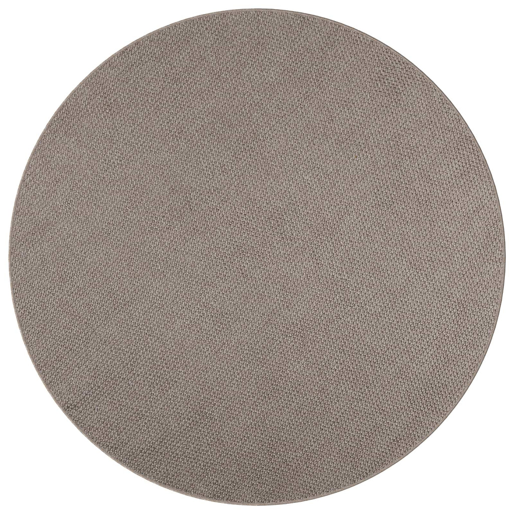 Bereichsteppiche Rund LUGO Taupe Ø 200 CM Polyester