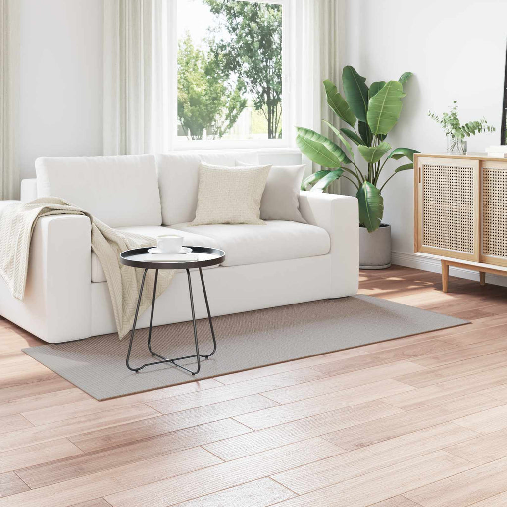 Bereichsteppiche LUGO Creme und Taupe 150 x 80 cm Polyester