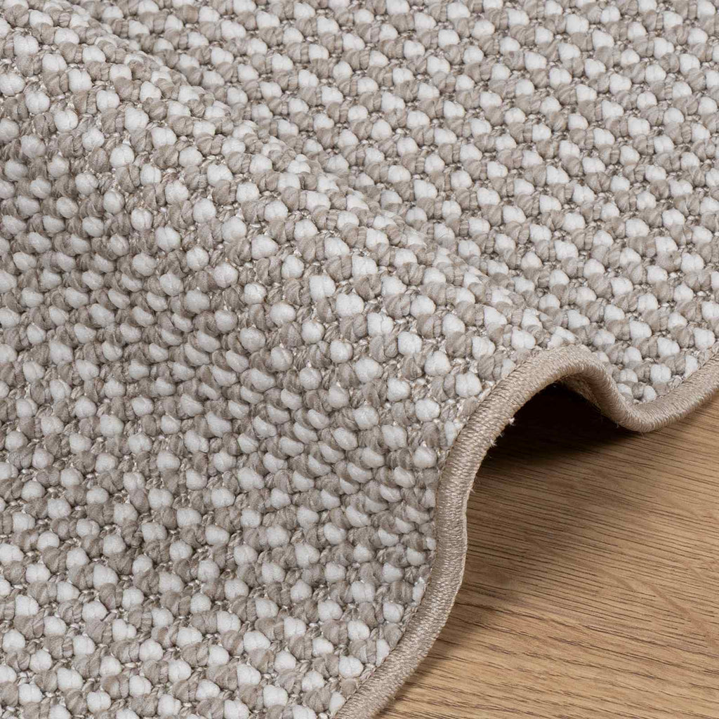 Bereichsteppiche LUGO Creme und Taupe 200 x 80 cm Polyester