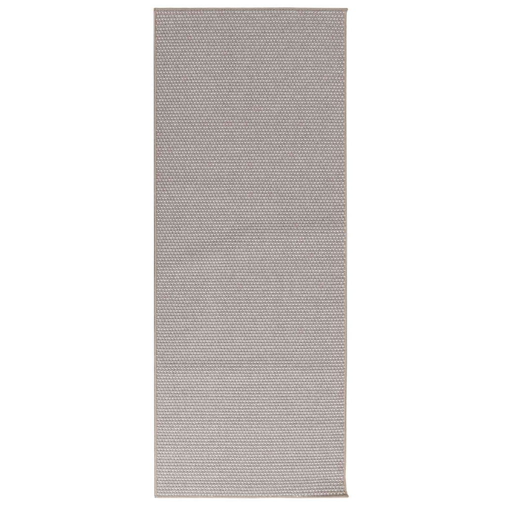 Bereichsteppiche LUGO Creme und Taupe 200 x 80 cm Polyester