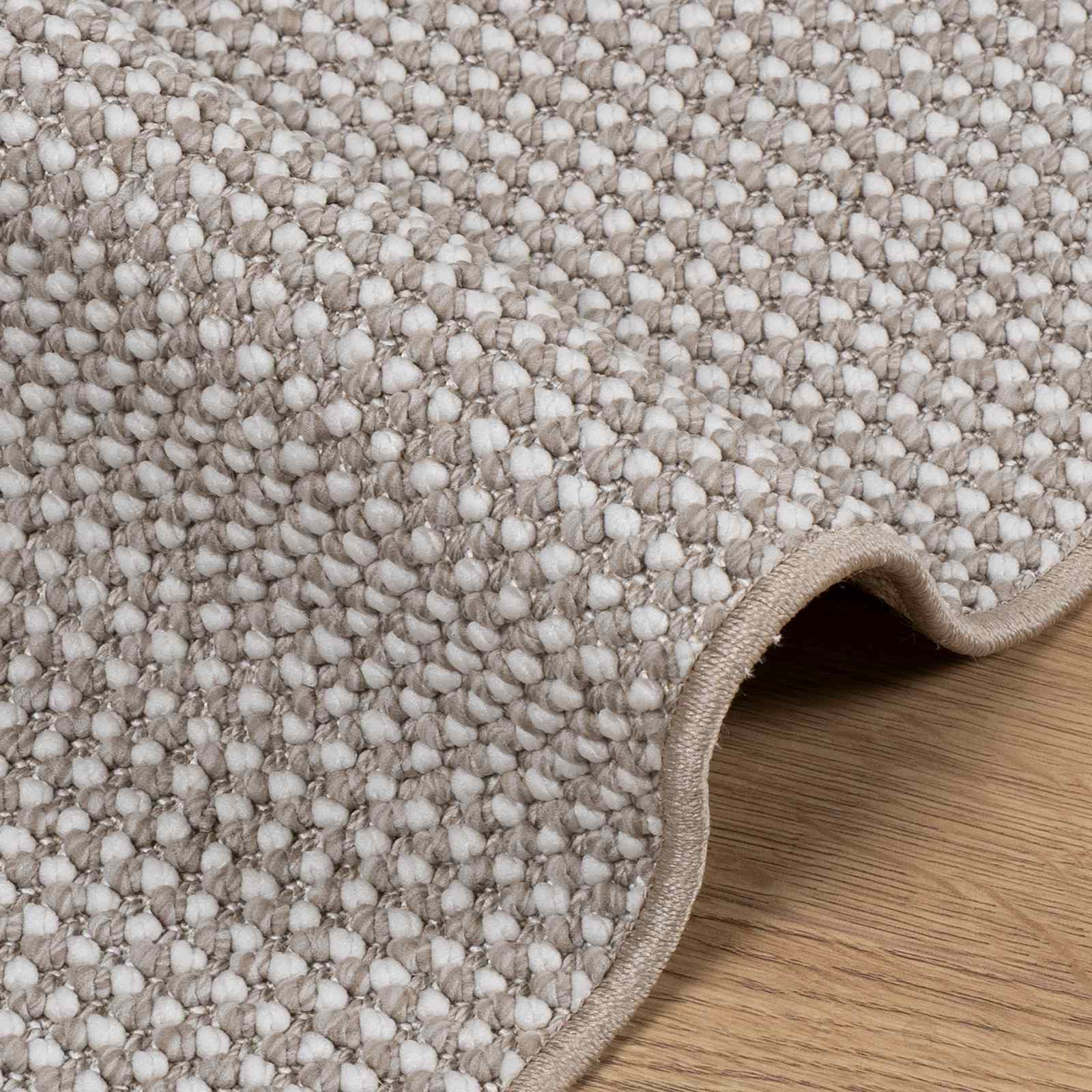 Bereichsteppiche LUGO Creme und Taupe 200 x 140 cm Polyester