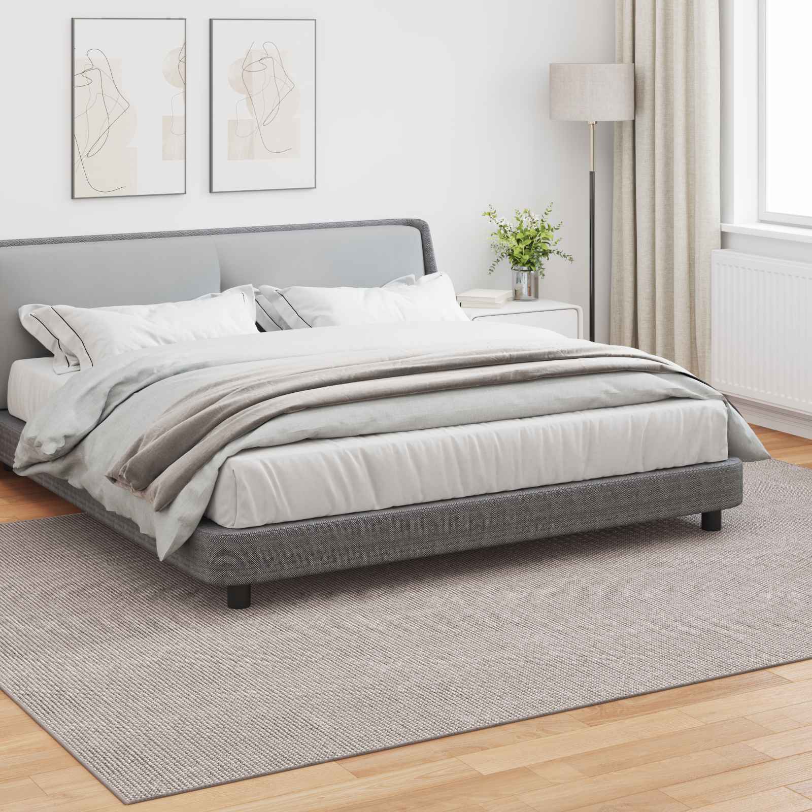 Bereichsteppiche LUGO Creme und Taupe 280 x 200 cm Polyester