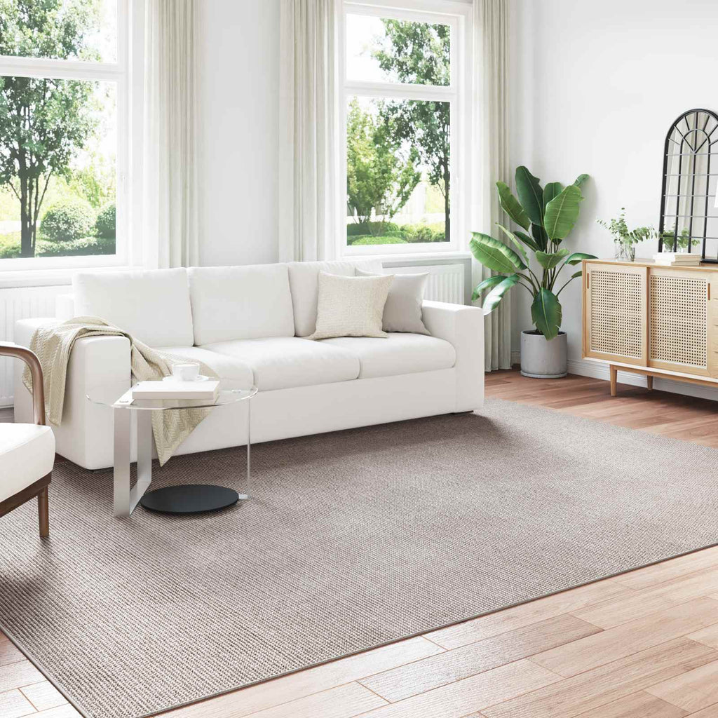 Bereichsteppiche LUGO Creme und Taupe 340 x 240 cm Polyester
