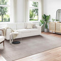 Bereichsteppiche LUGO Creme und Taupe 340 x 240 cm Polyester
