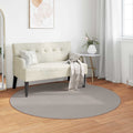 Bereichsteppiche Rund LUGO Creme und Taupe Ø 160 CM Polyester
