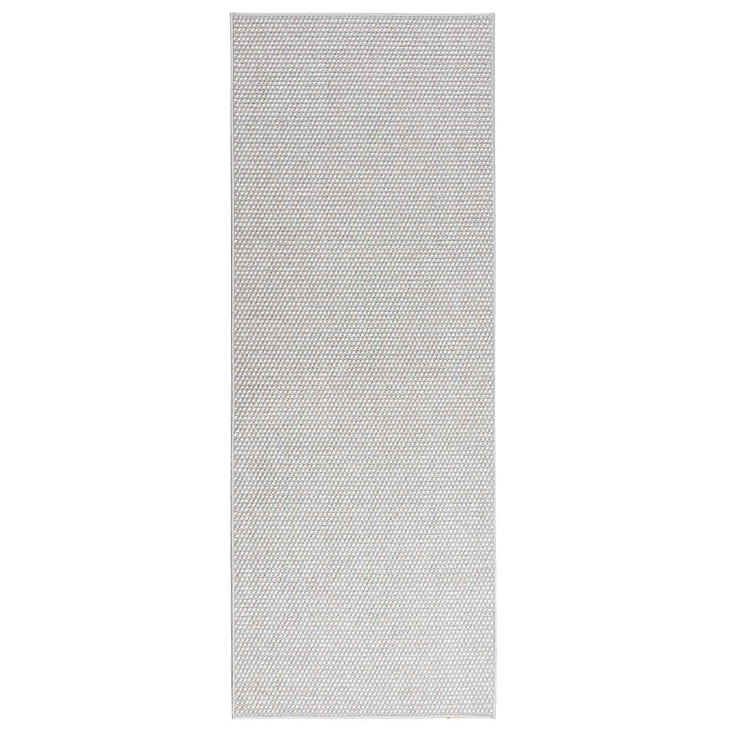 Bereichsteppiche LUGO Creme und Grau 80 x 200 cm Polyester