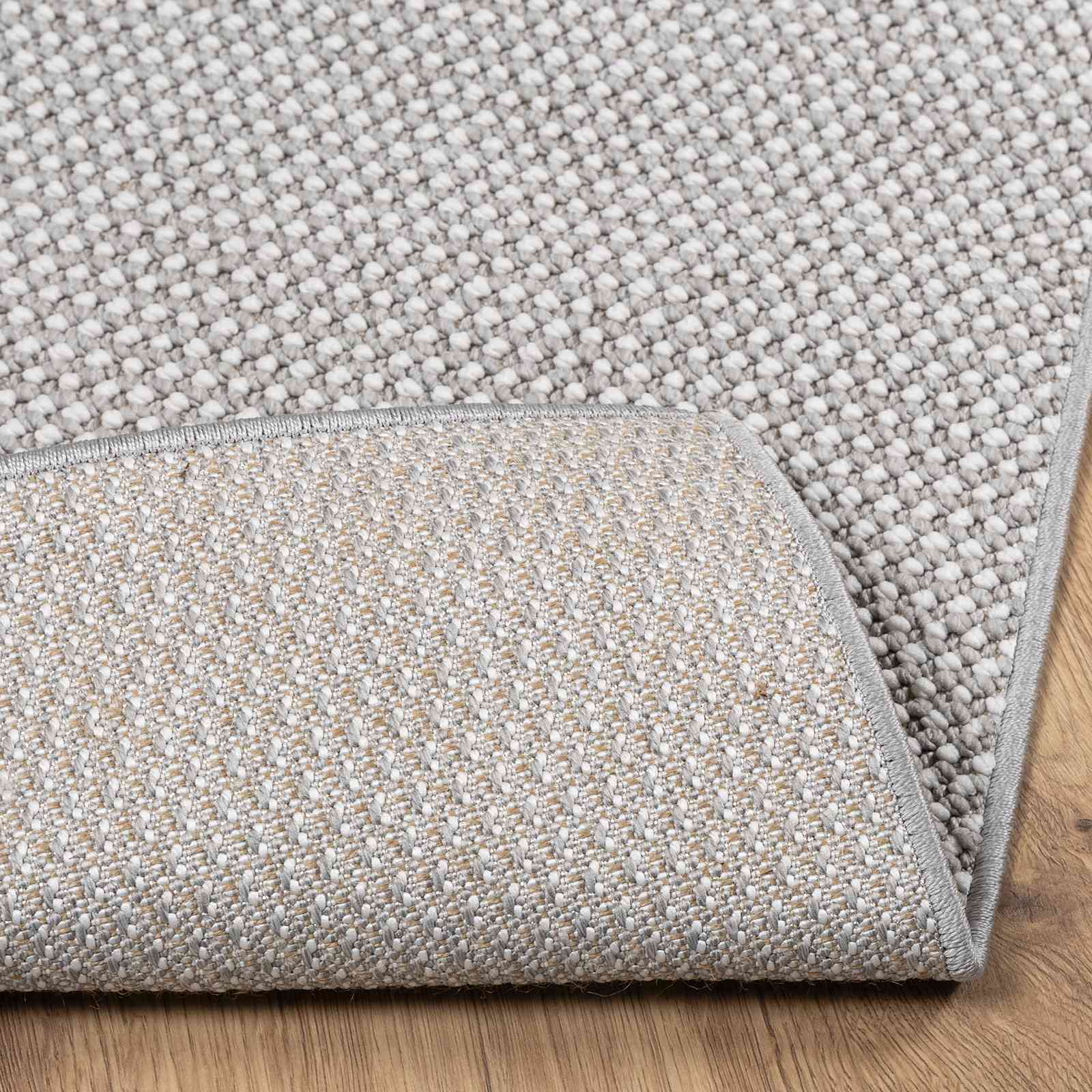 Bereichsteppiche LUGO Creme und Grau 140 x 200 cm Polyester