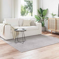 Bereichsteppiche LUGO Creme und Grau 120 x 120 cm Polyester