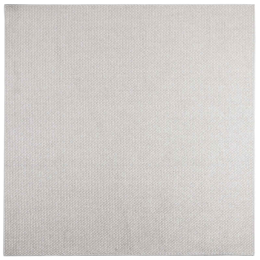 Bereichsteppiche LUGO Creme und Grau 120 x 120 cm Polyester