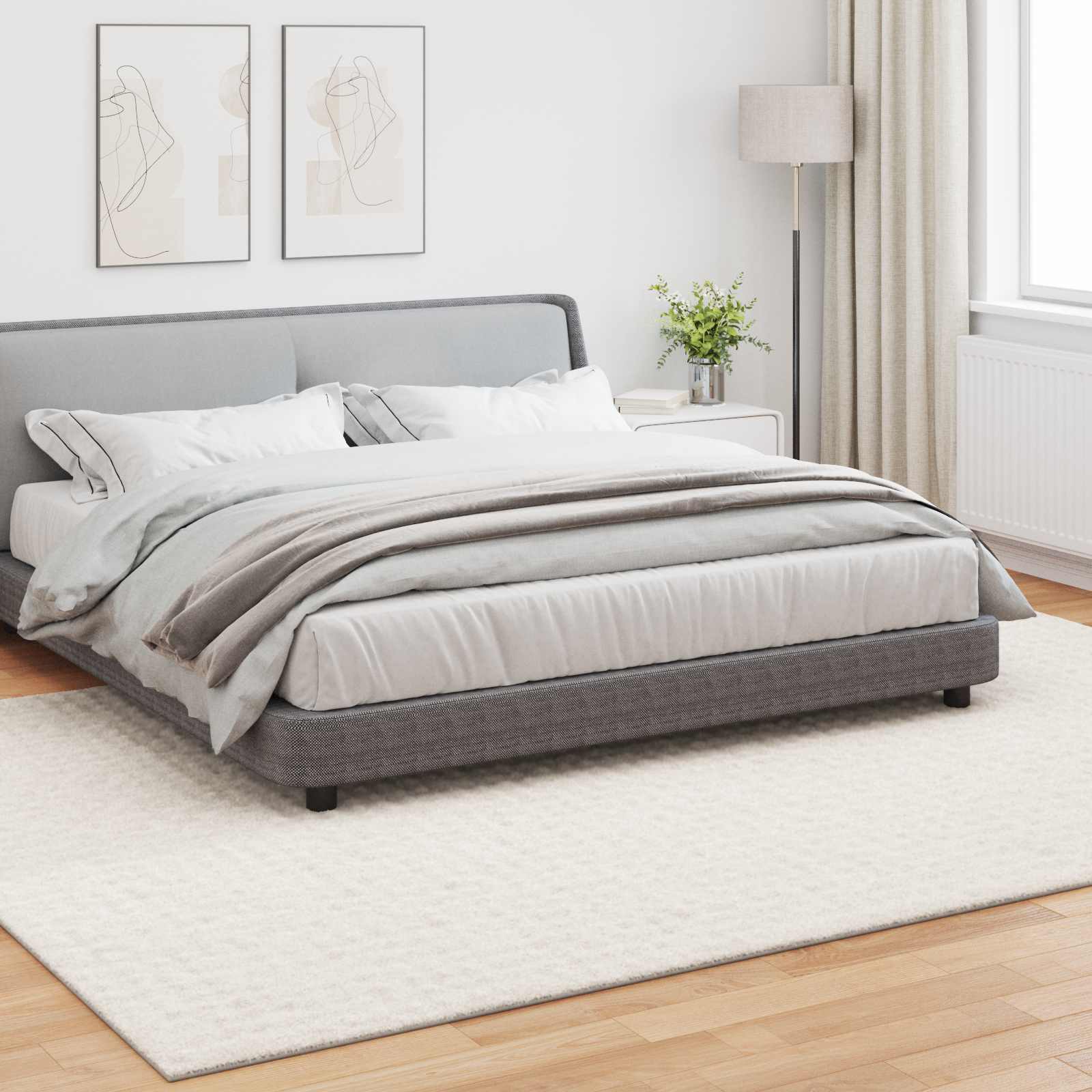 Bereichsteppiche SIROLO Creme 280 x 200 cm Polyester