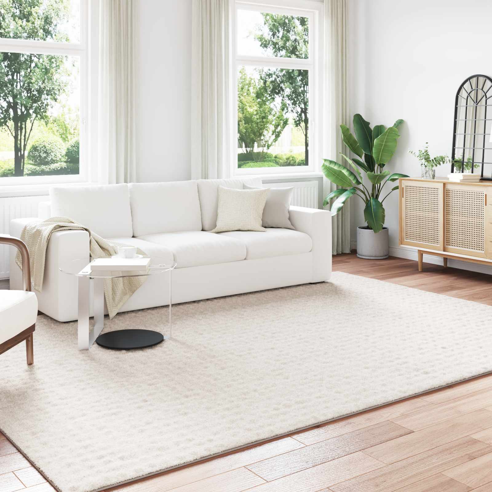 Bereichsteppiche SIROLO Creme 340 x 240 cm Polyester