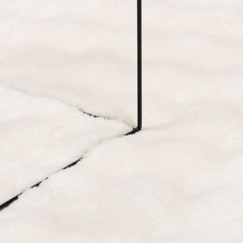 Bereichsteppiche Quadratisch SIROLO Creme 120 x 120 cm