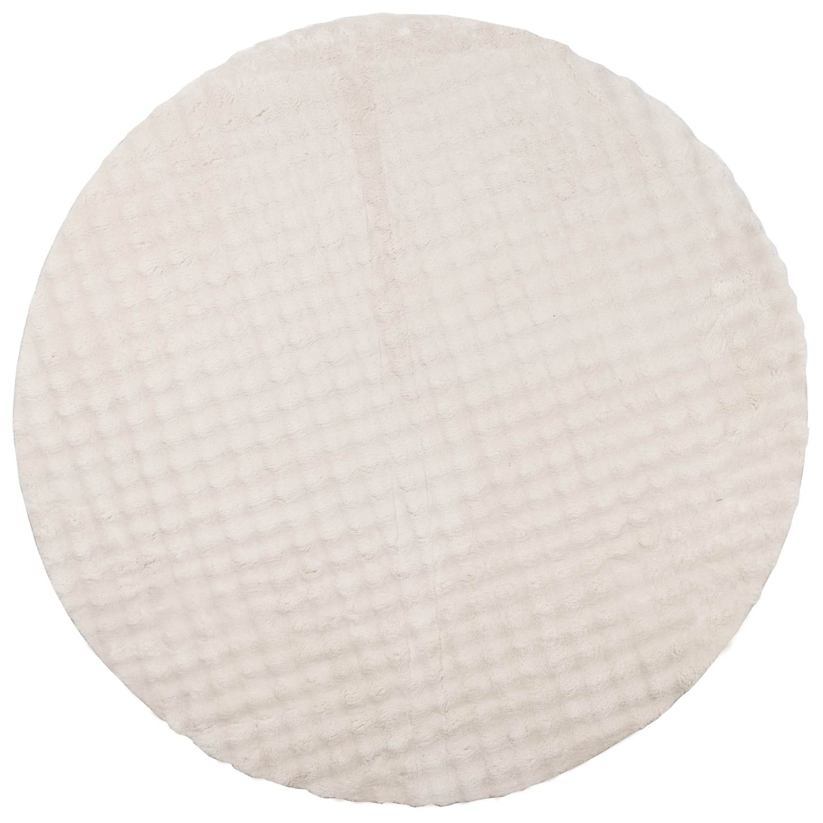 Bereichsteppiche Rund SIROLO Beige Ø 200 CM Polyester
