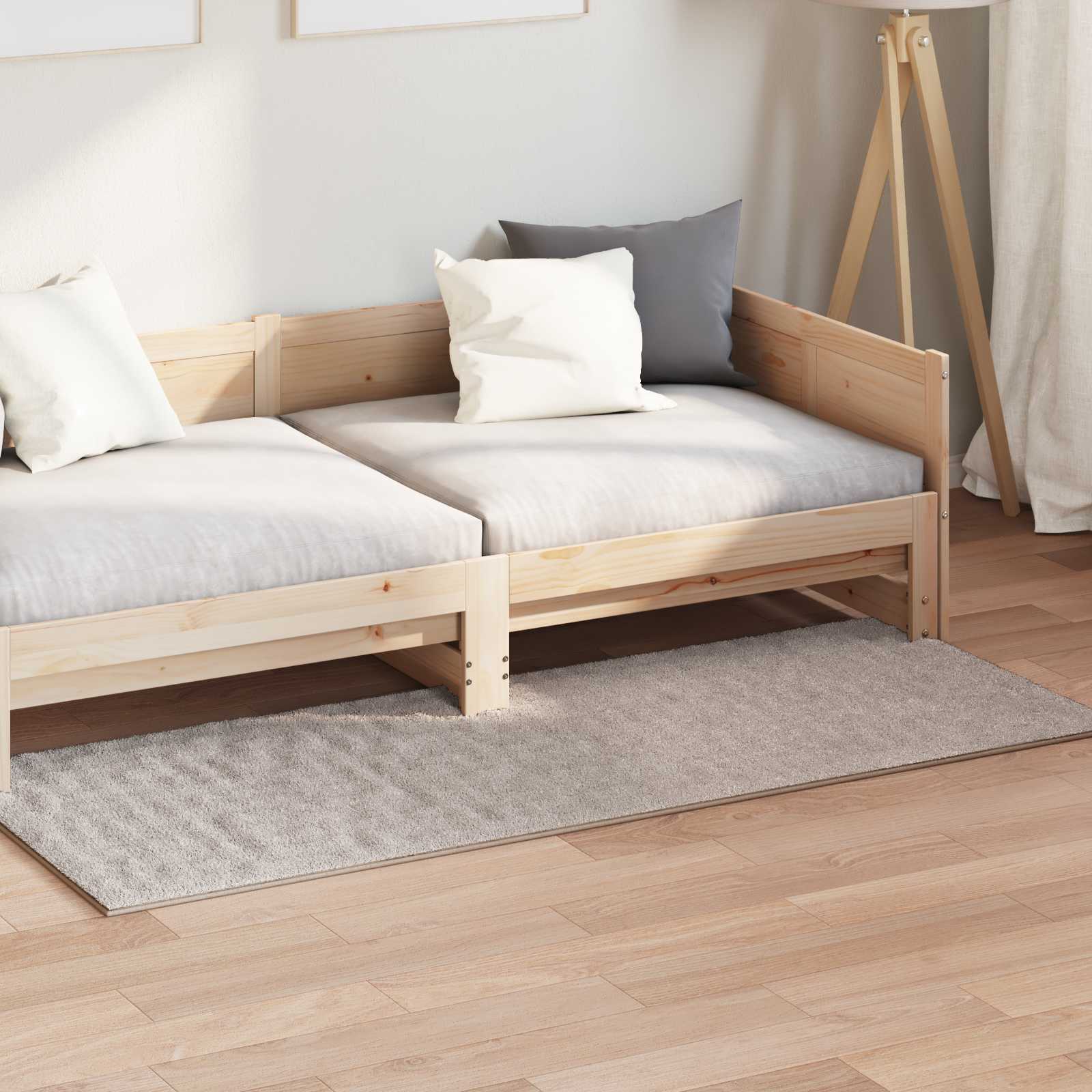 Bereichsteppiche Rechtwinklig SIROLO Sand 150 x 80 cm Polyester