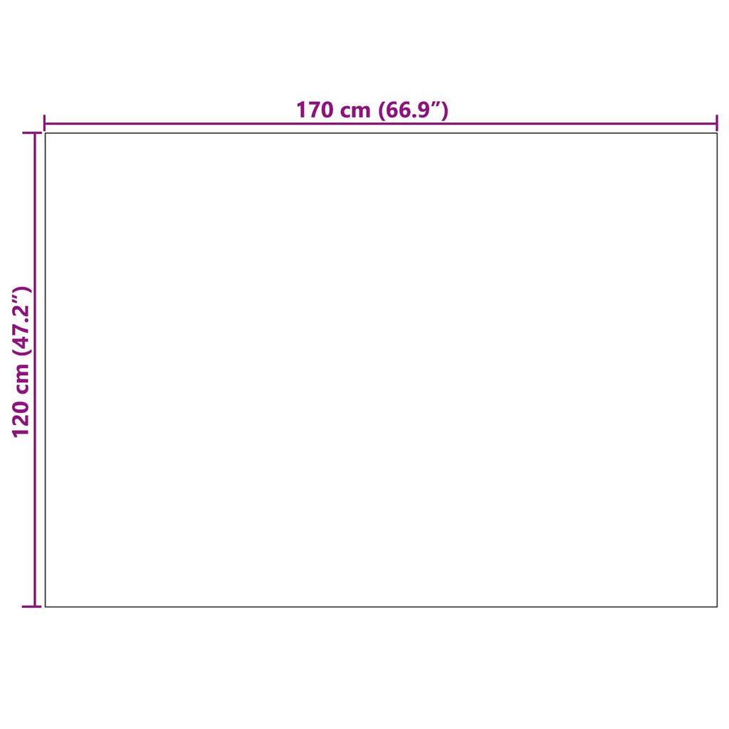 Bereichsteppiche Rechtwinklig SIROLO Sand 170 x 120 cm
