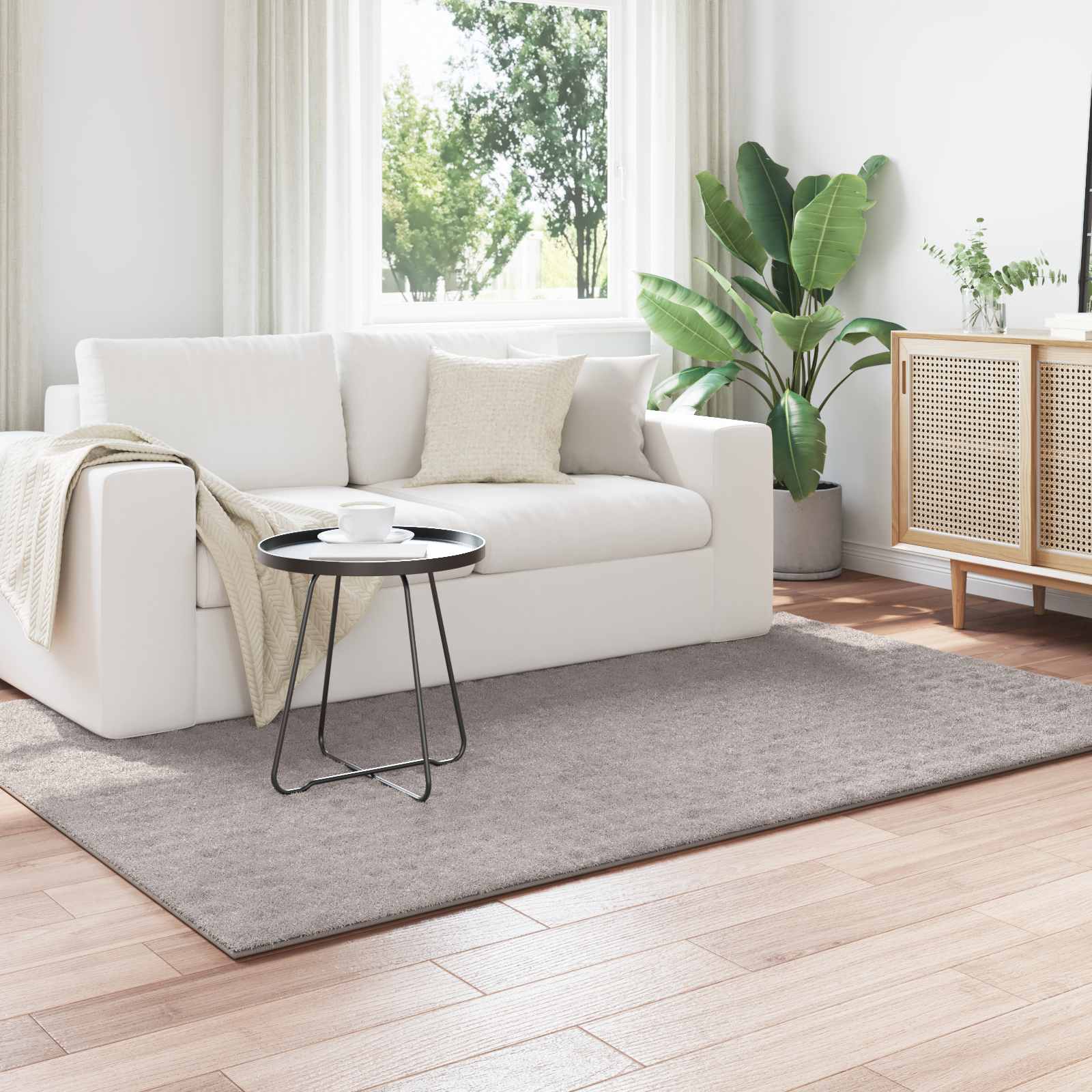 Bereichsteppiche Rechtwinklig SIROLO Sand 200 x 140 cm