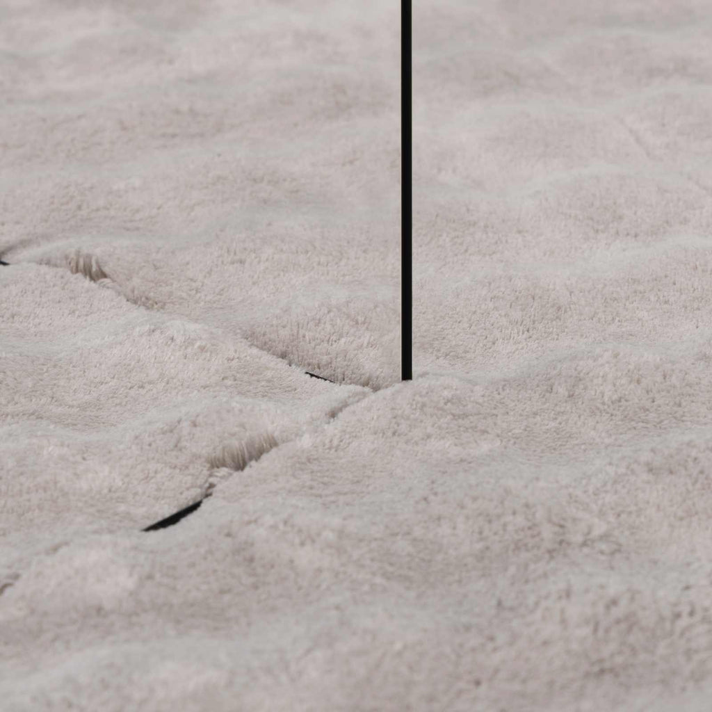 Bereichsteppiche Rechtwinklig SIROLO Sand 230 x 160 cm