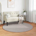 Bereichsteppiche Rund SIROLO Sand Ø 200 CM Polyester