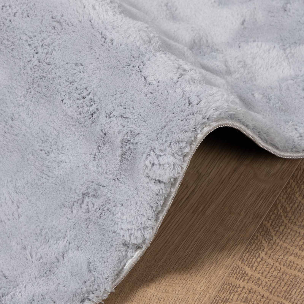 Bereichsteppiche Quadratisch SIROLO Grau 120 x 120 cm Polyester