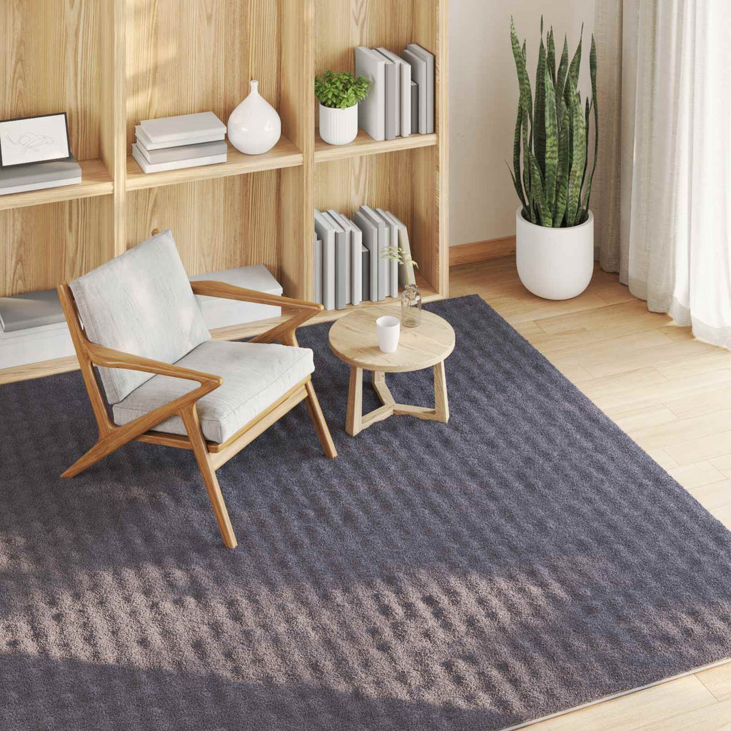 Bereichsteppiche SIROLO Anthrazit 120 x 120 cm Polyester