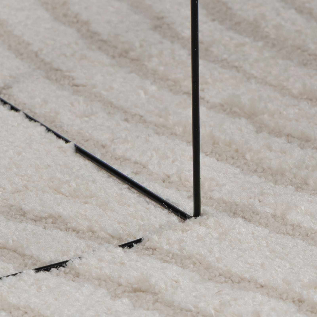 Bereichsteppiche Rechtwinklig GALATI Creme 150 x 80 cm