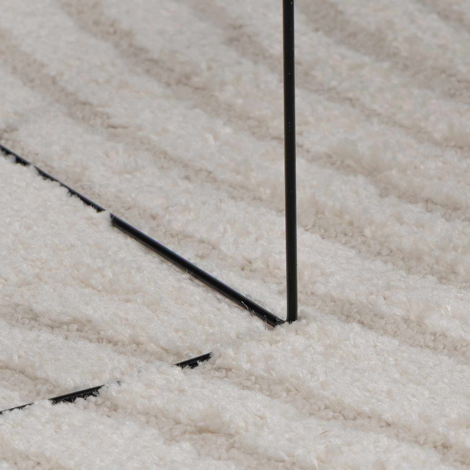 Bereichsteppiche Rechtwinklig GALATI Creme 150 x 80 cm