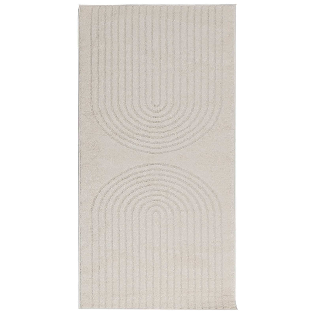 Bereichsteppiche Rechtwinklig GALATI Creme 200 x 80 cm