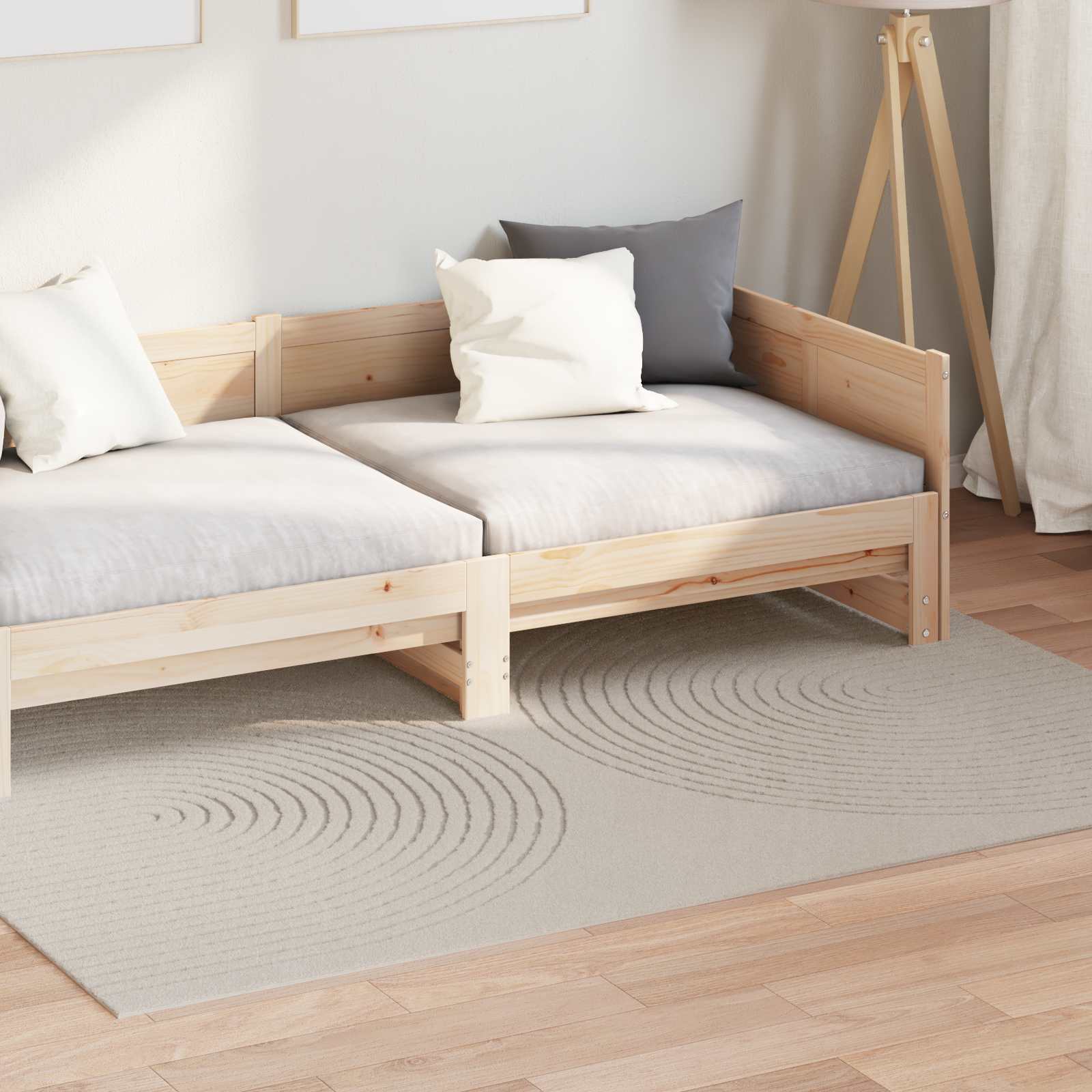 Bereichsteppiche GALATI Creme 170 x 120 cm Polyester
