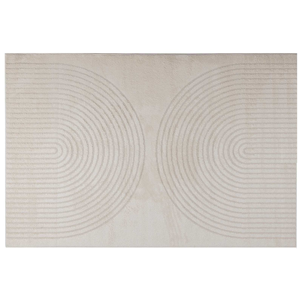 Bereichsteppiche GALATI Creme 170 x 120 cm Polyester