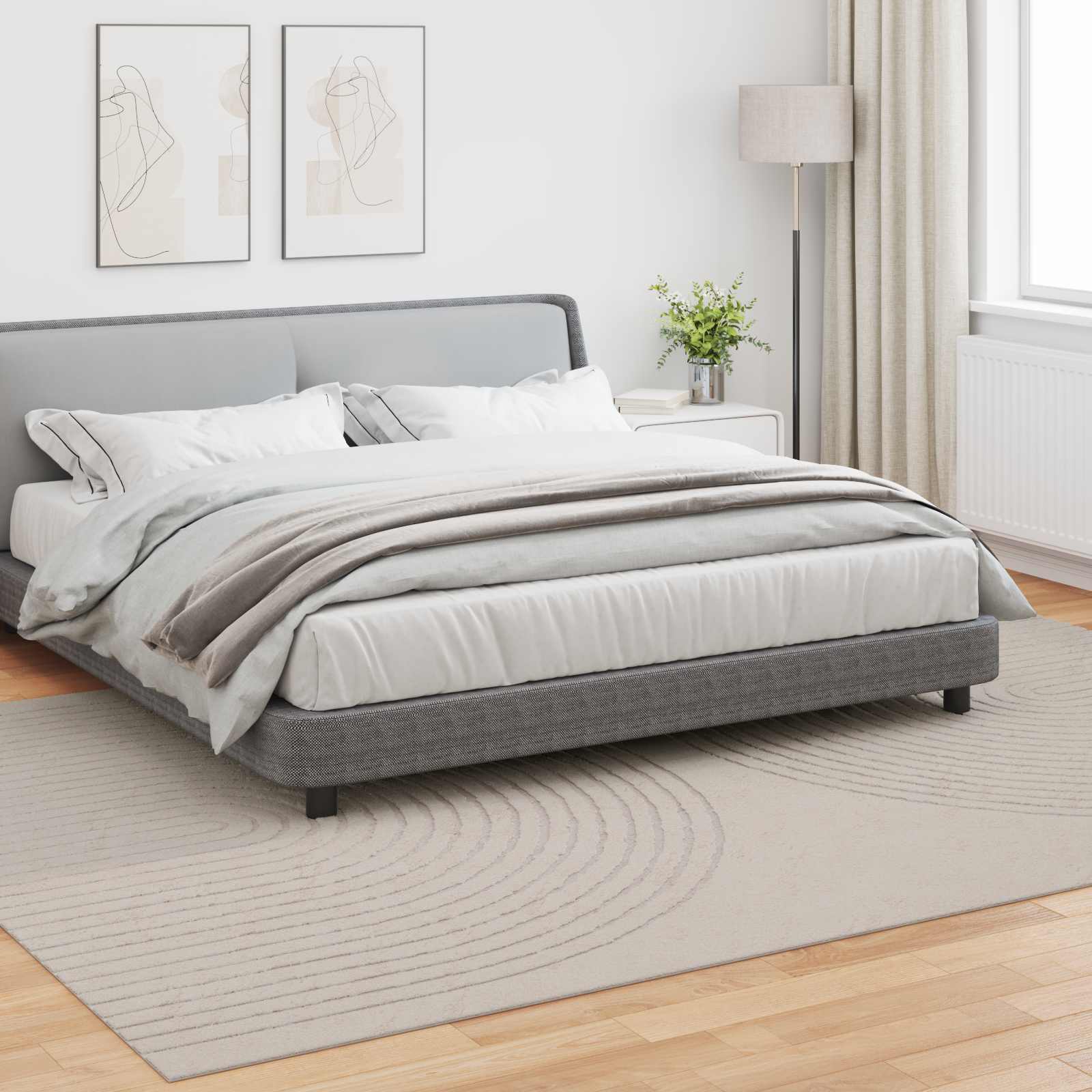 Bereichsteppiche GALATI Creme 280 x 200 cm Polyester