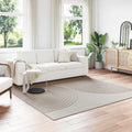 Bereichsteppiche Quadratisch GALATI Creme 240 x 240 cm