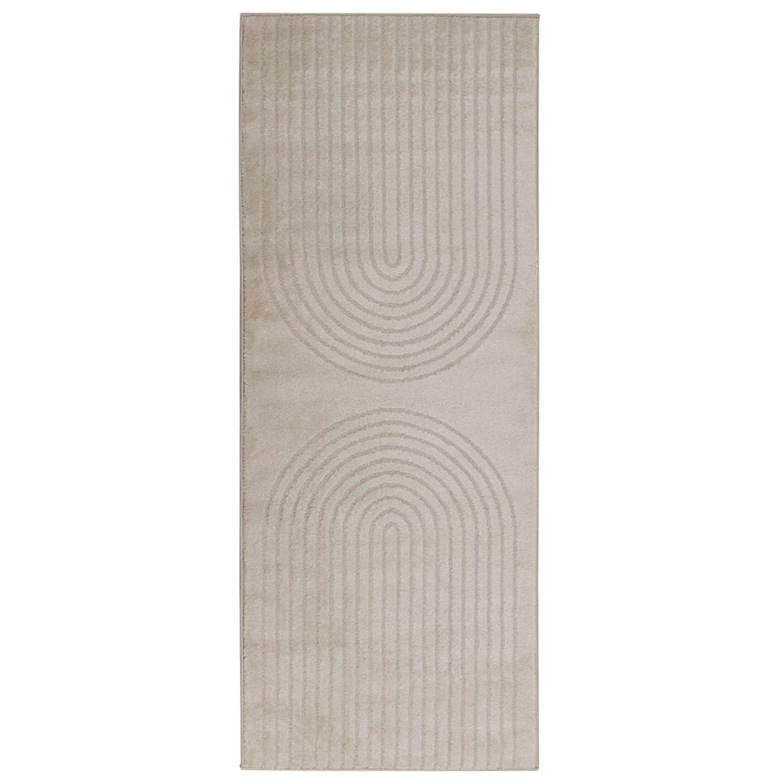 Bereichsteppiche Rechtwinklig GALATI Beige 200 x 80 cm