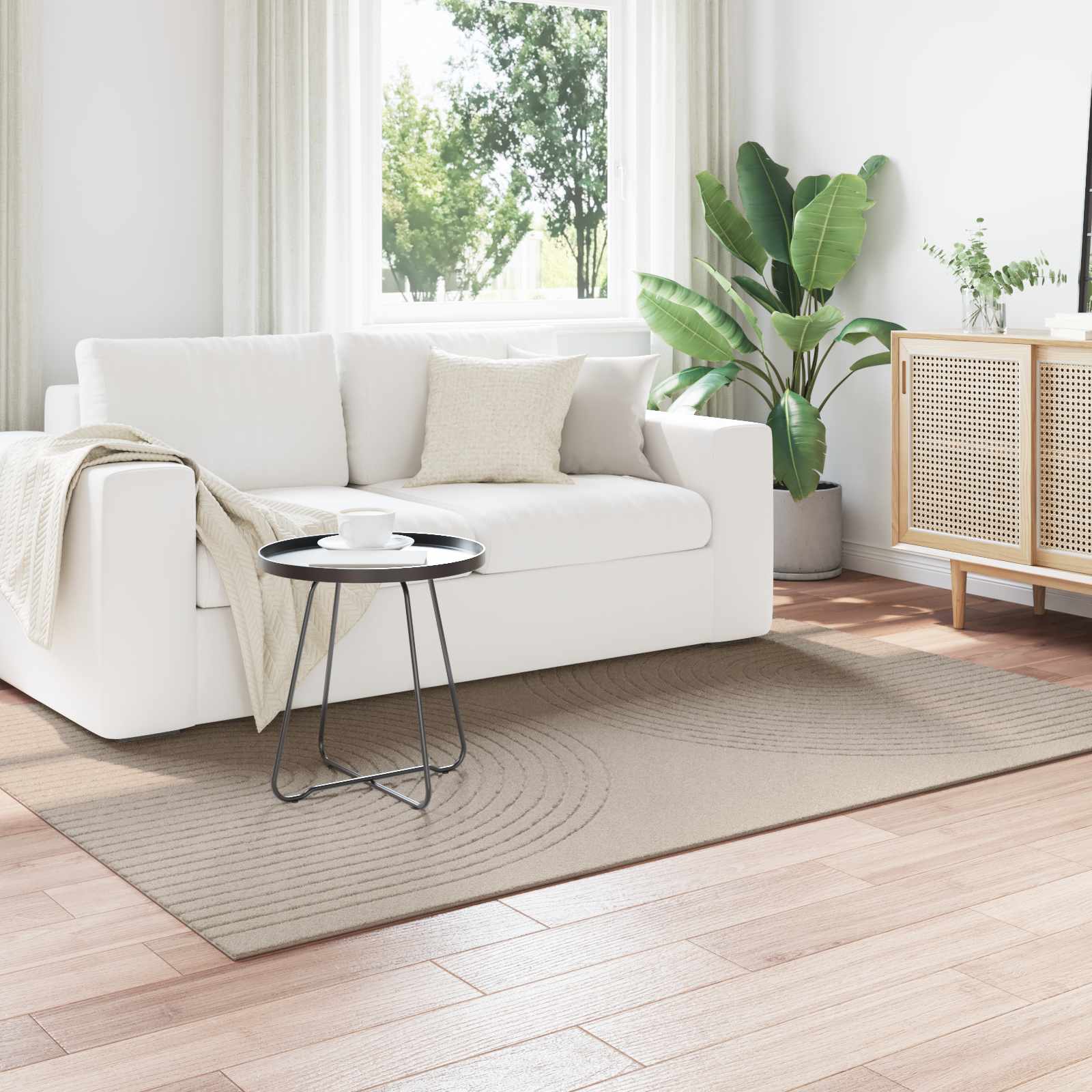 Bereichsteppiche GALATI Beige 200 x 140 cm Polyester