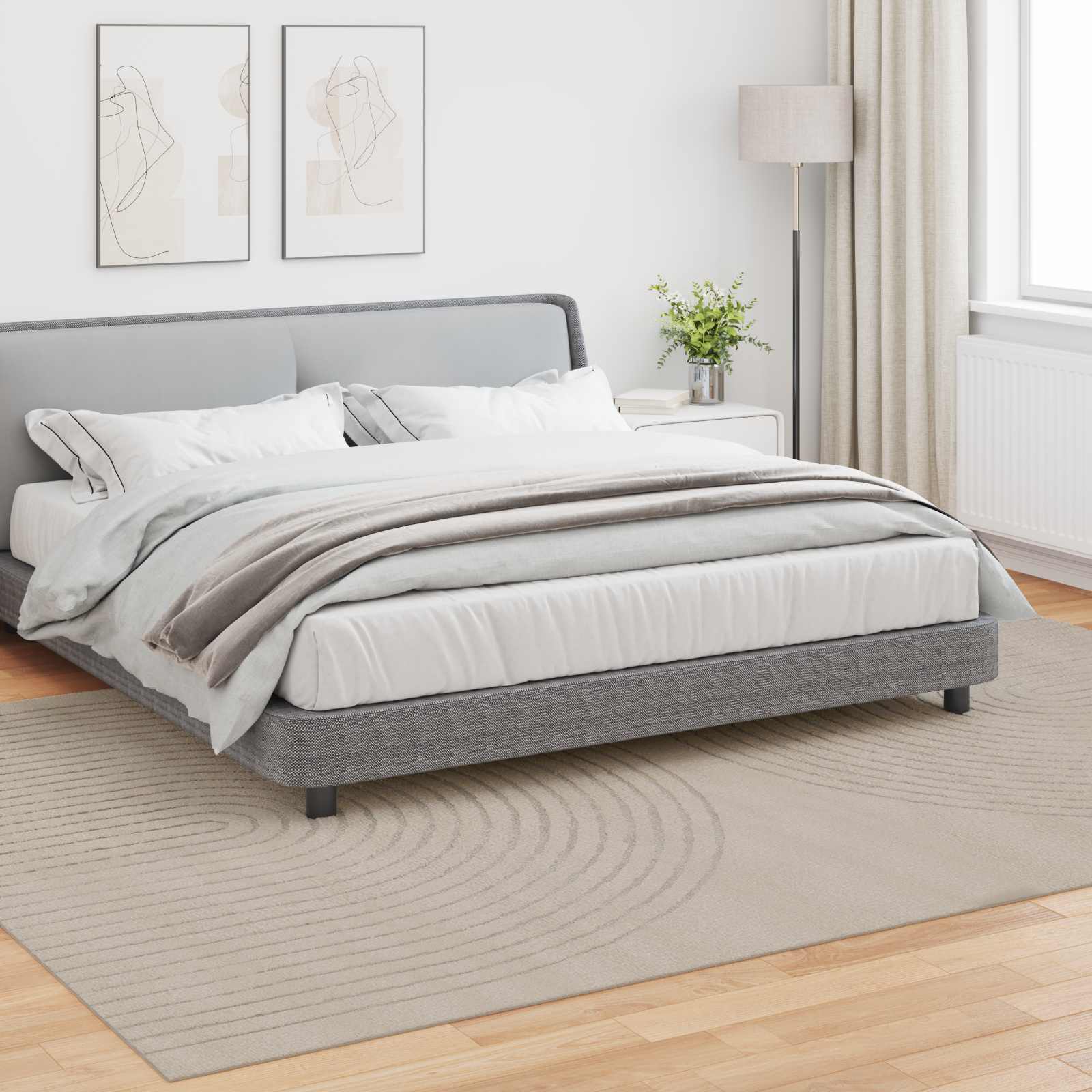Bereichsteppiche GALATI Beige 340 x 240 cm Polyester