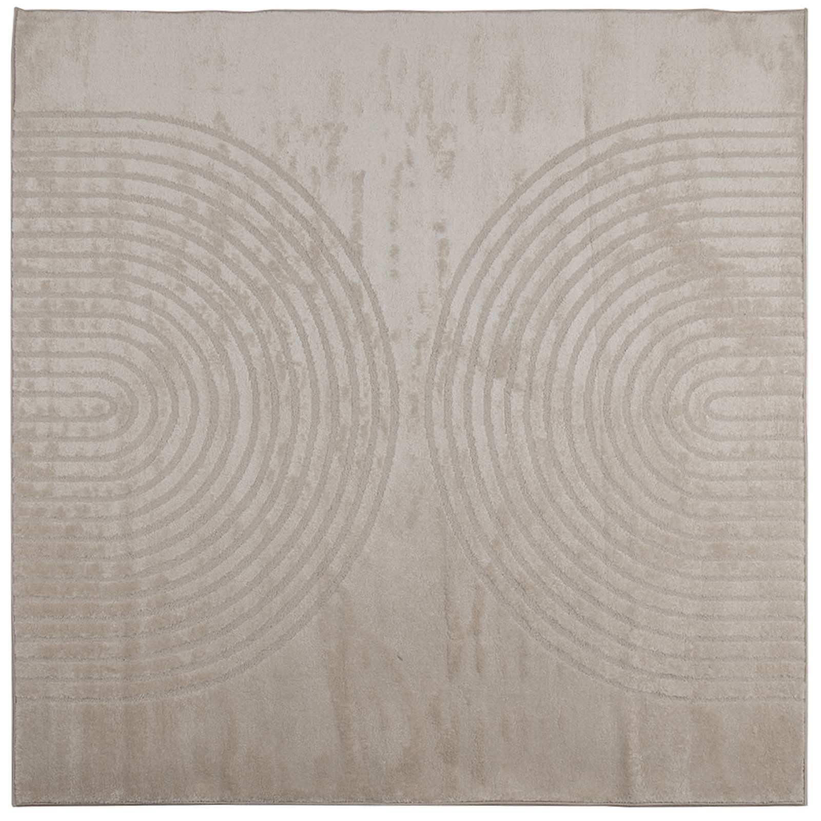 Bereichsteppiche Quadratisch GALATI Beige 120 x 120 cm